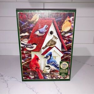 1000 Piece Winter Birdhouse Jigsaw Puzzle - Cobble Hill